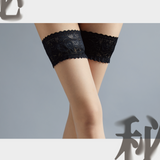 「SECRET TOUCH 秘」5D STAY-UP LACE TOP STOCKINGS 5D 法式蕾丝过膝硅胶防滑超薄长筒丝袜