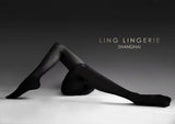 「Addicted Crotchless 瘾」3D Sheer Open Crotch tights 3D开裆免脱超薄丝袜