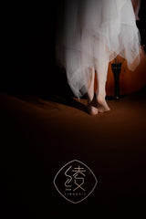 「String Backseam 弦」1D Backseam stockings 1D 背线蕾丝过膝长筒袜