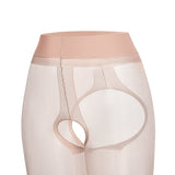 「Addicted Crotchless 瘾」3D Sheer Open Crotch tights 3D开裆免脱超薄丝袜